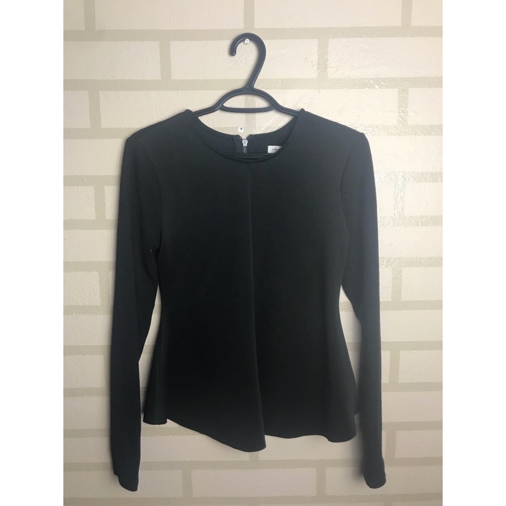 Silence + Noise black blouse